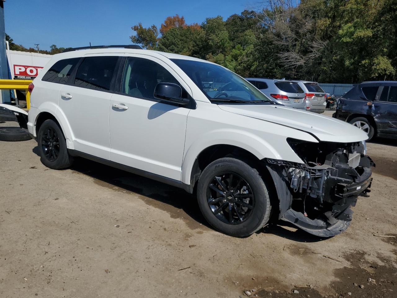 2019 Dodge Journey VIN 3C4PDCBB9KT863324 Copart auction photo, front end / vandalism damage thumbnail 4