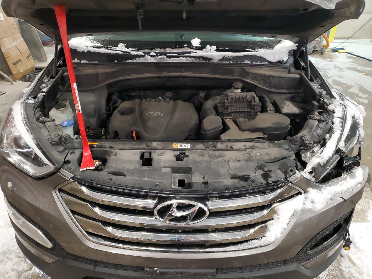 2014 Hyundai Santa Fe VIN 5XYZUDLB4EG198602 Copart auction photo, front end damage thumbnail 12