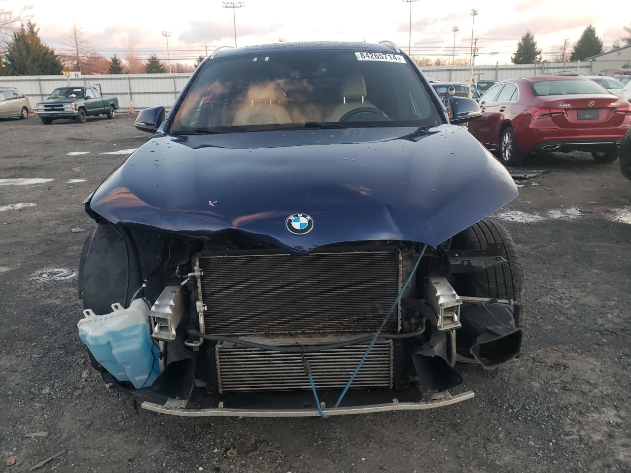 2018 BMW X1 VIN WBXHT3C36J5F89051 Copart auction photo, front end / minor dent/scratches damage thumbnail 5