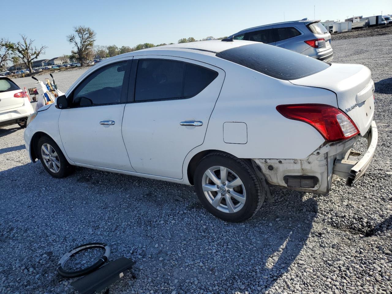 2012 Nissan Versa VIN 3N1CN7AP4CL813631 Copart auction photo, rear end / front end damage thumbnail 2