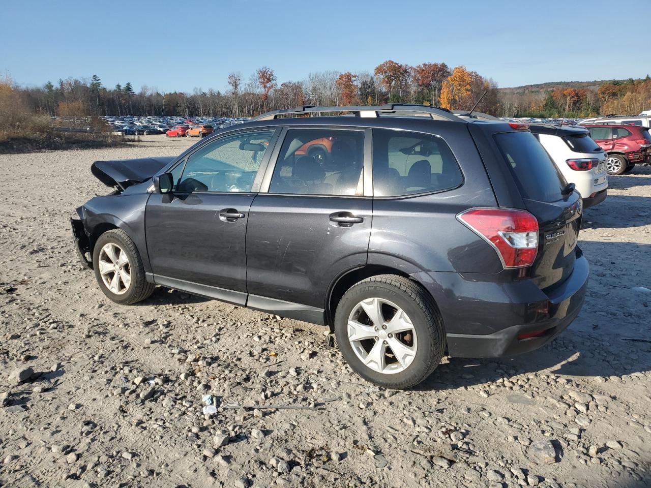 2015 Subaru Forester VIN JF2SJAGC0FH840528 Copart auction photo, front end damage thumbnail 2