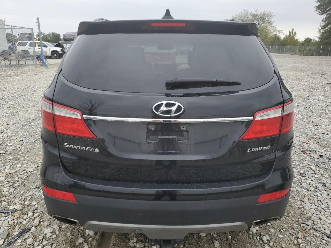 2013 Hyundai Santa Fe VIN KM8SR4HF1DU000887 Copart auction photo, front end / side damage thumbnail 6