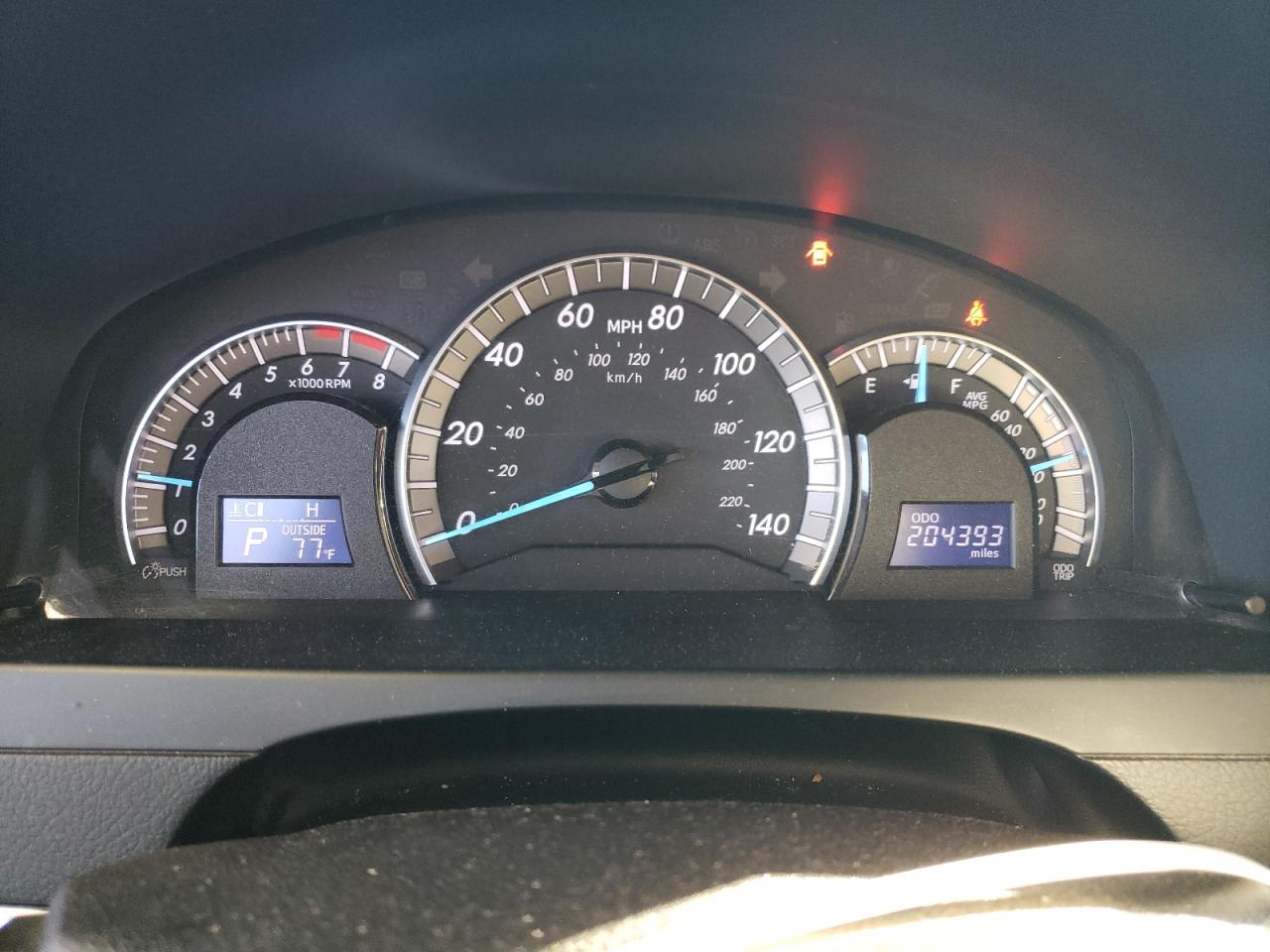 2014 Toyota Camry VIN 4T1BF1FK0EU392866 Copart auction photo, front end / rear end damage thumbnail 9