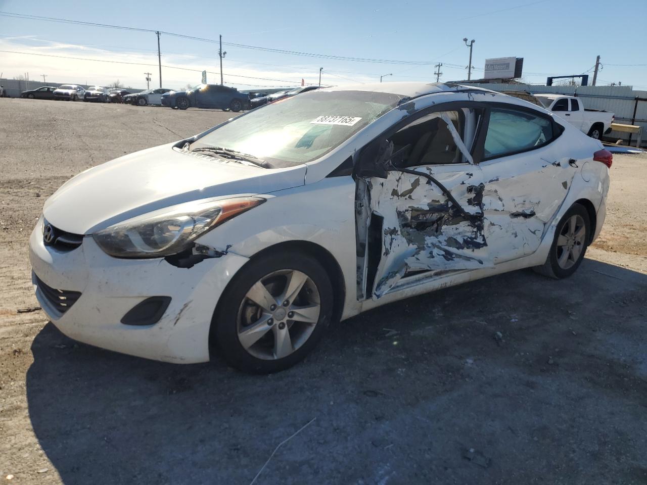 2013 Hyundai Elantra VIN 5NPDH4AE7DH374917