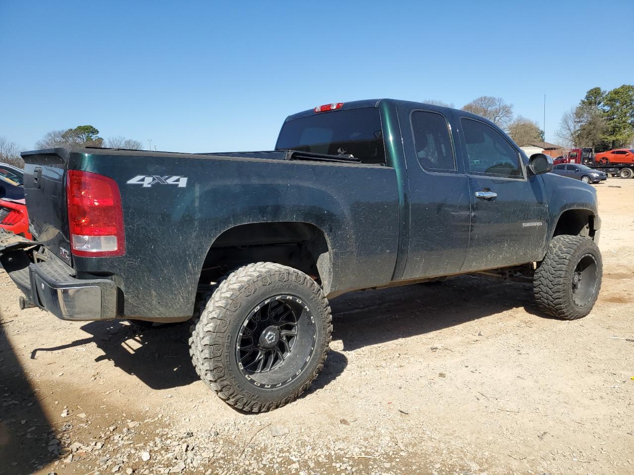 2012 GMC Sierra VIN 1GTR2VE79CZ156963 Copart auction photo, side / rear end damage thumbnail 3