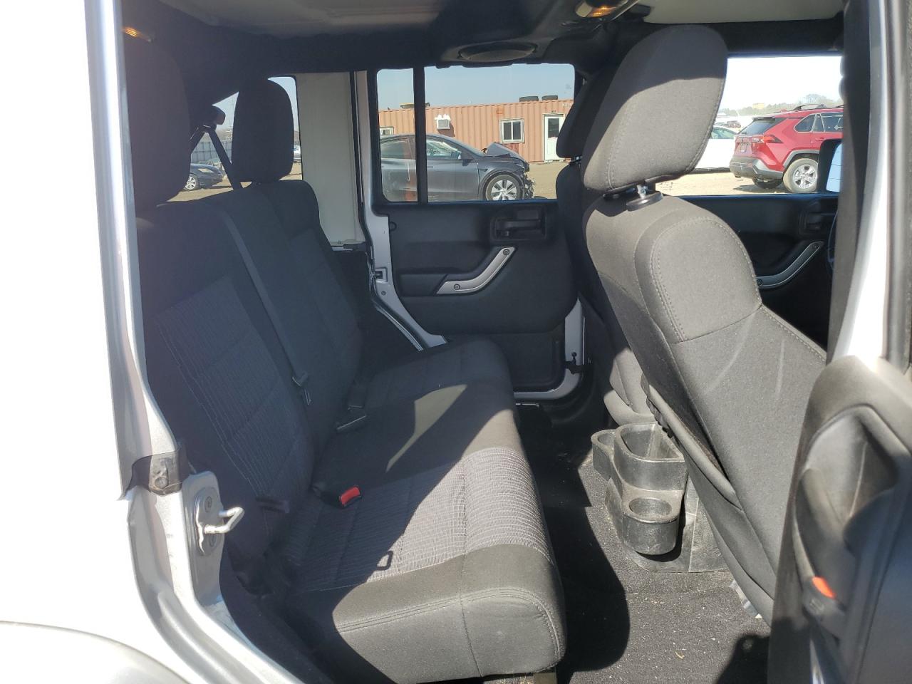 2012 Jeep Wrangler VIN 1C4BJWEG2CL255184 Copart auction photo, rear end damage thumbnail 11