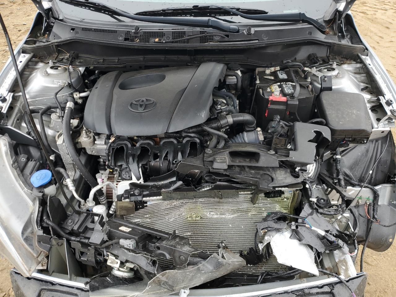 2020 Toyota Yaris VIN 3MYDLBJV8LY705090 Copart auction photo, front end damage thumbnail 11