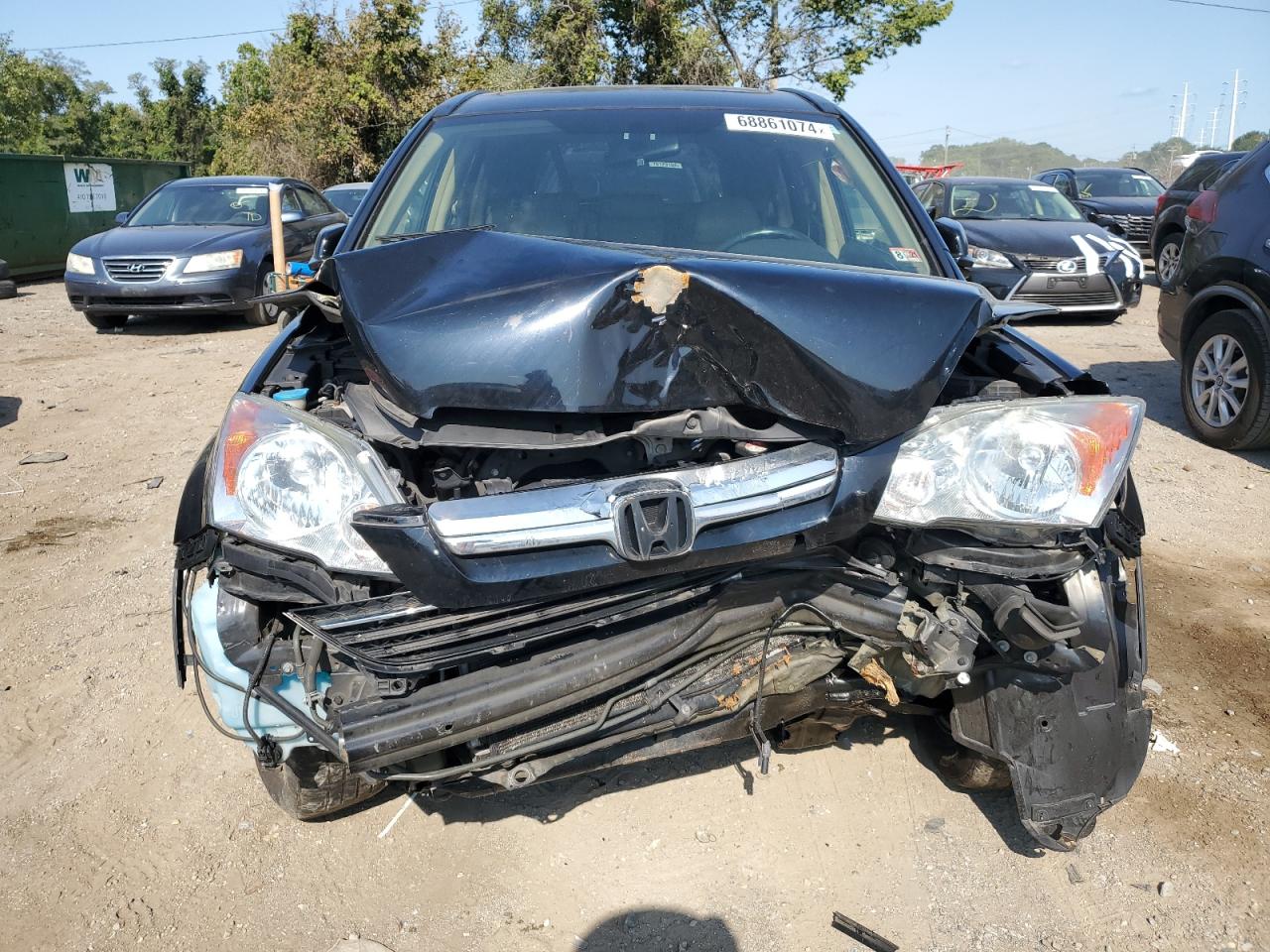 2007 Honda CR-V VIN 5J6RE48777L010836 Copart auction photo, front end / minor dent/scratches damage thumbnail 5