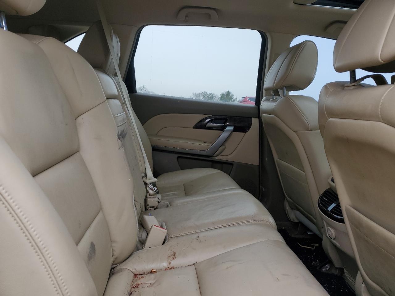 2013 Acura MDX VIN 2HNYD2H39DH524356 Copart auction photo, side damage thumbnail 11