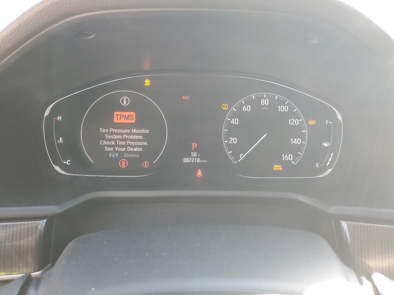 2019 Honda Accord VIN 1HGCV1F36KA004221 Copart auction photo, front end / side damage thumbnail 9