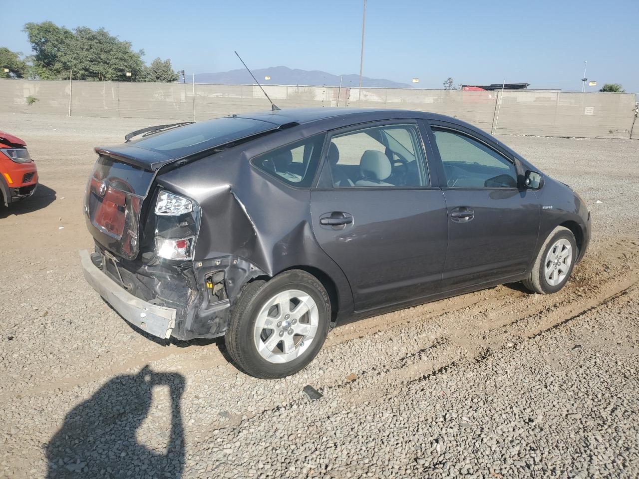 2009 Toyota Prius VIN JTDKB20UX93494543 Copart auction photo, rear end / front end damage thumbnail 3