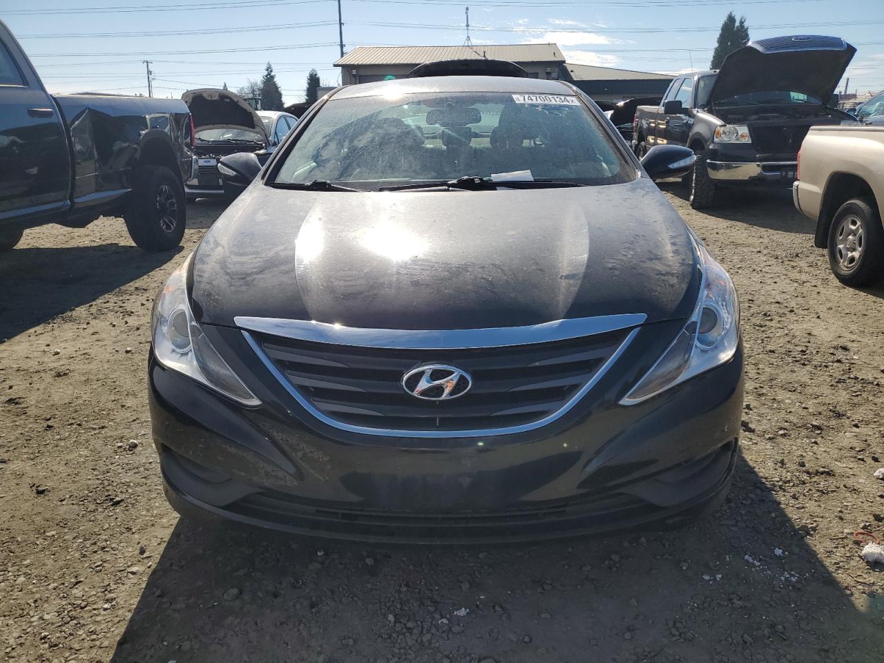 2014 Hyundai Sonata VIN 5NPEB4AC4EH846707 Copart auction photo, rear end damage thumbnail 5