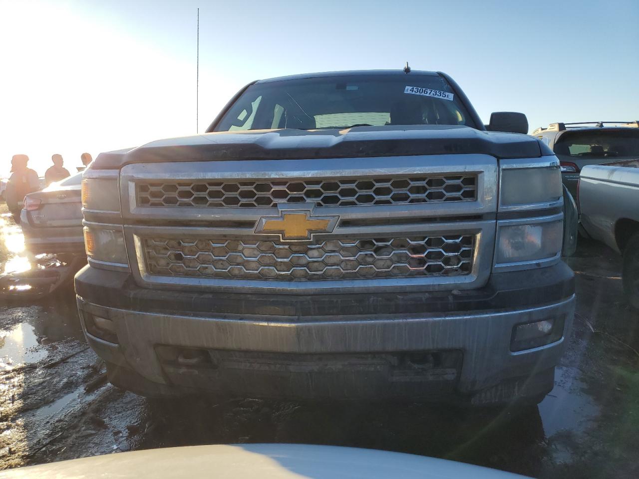 2014 Chevrolet Silverado VIN 1GCUKREC2EF193405 Copart auction photo, side damage thumbnail 5