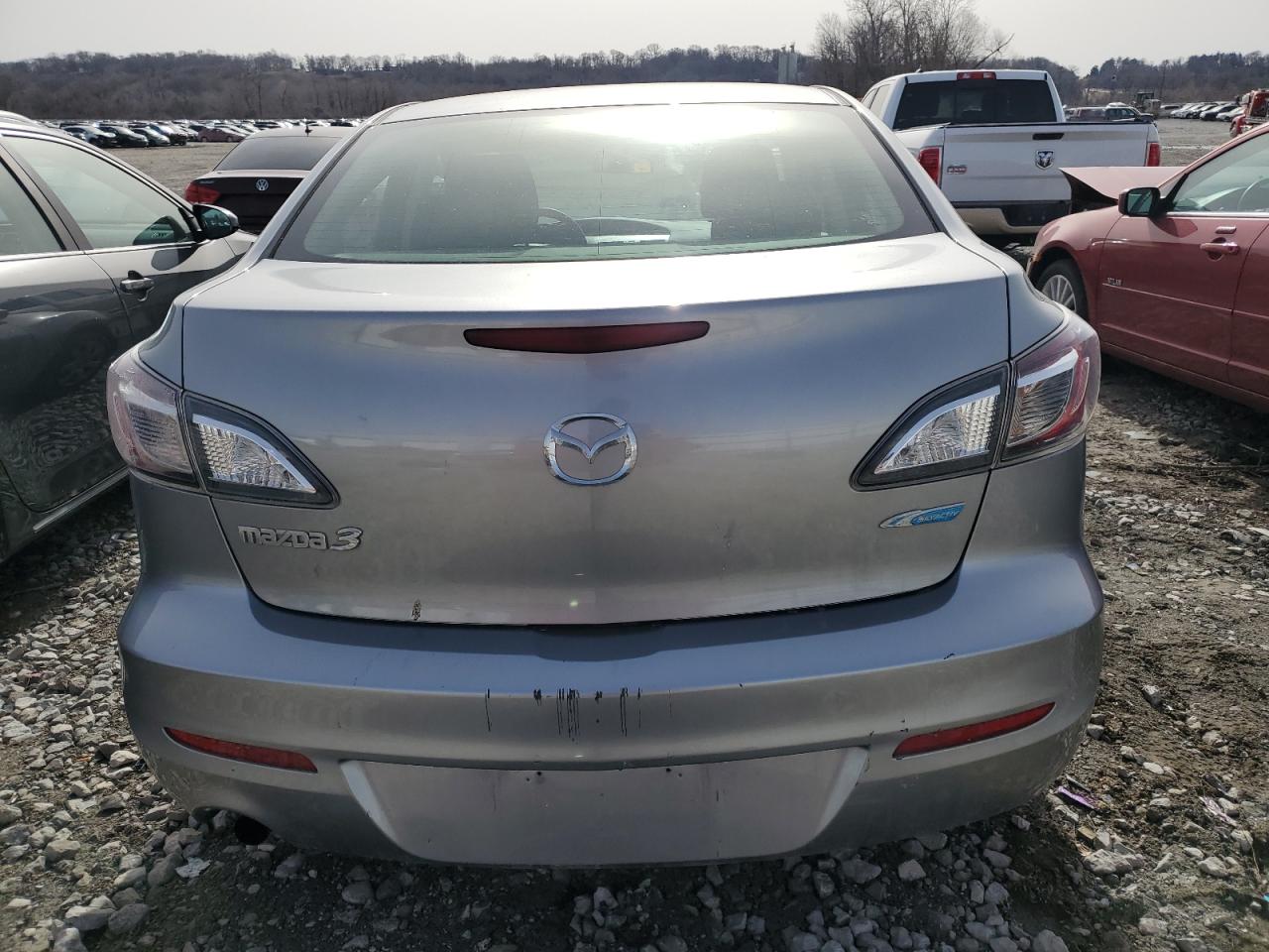 2013 Mazda 3 VIN JM1BL1U78D1830898 Copart auction photo, front end / side damage thumbnail 6