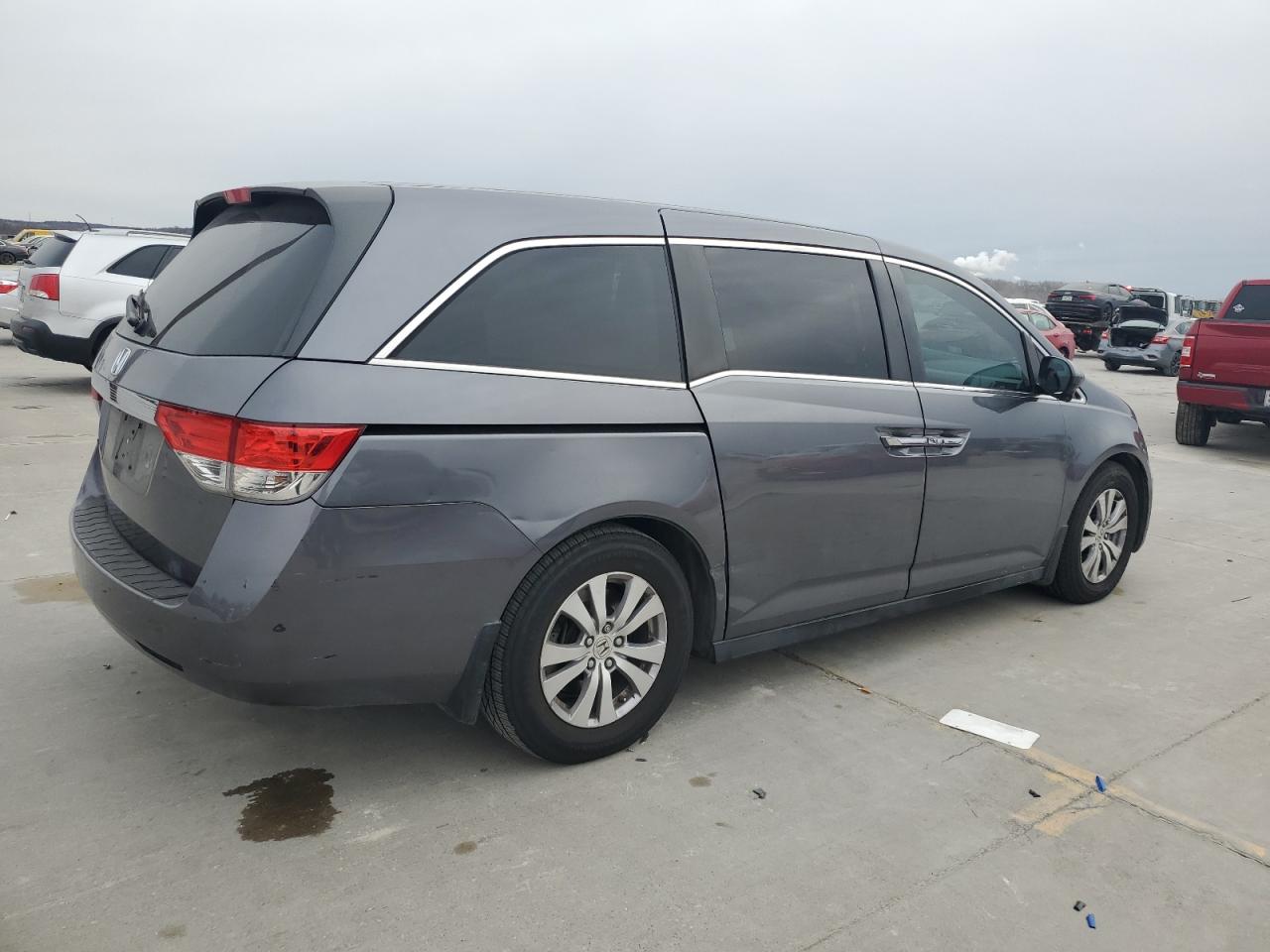 2014 Honda Odyssey VIN 5FNRL5H42EB026787 Copart auction photo, normal wear damage thumbnail 3