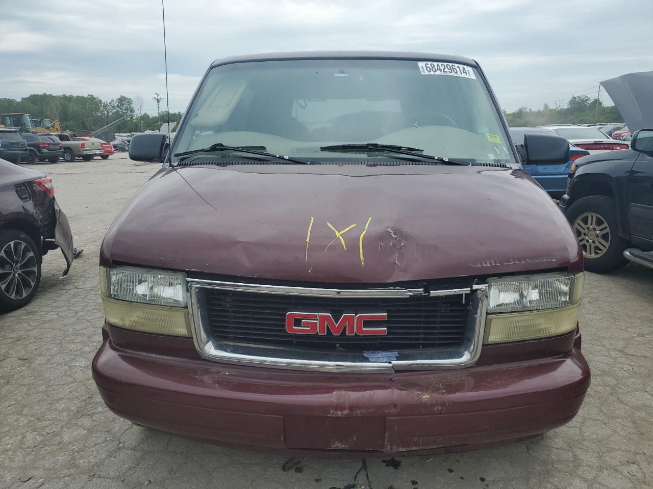 2003 GMC Safari VIN 1GDEL19XX3B510573 Copart auction photo, rear end damage thumbnail 5