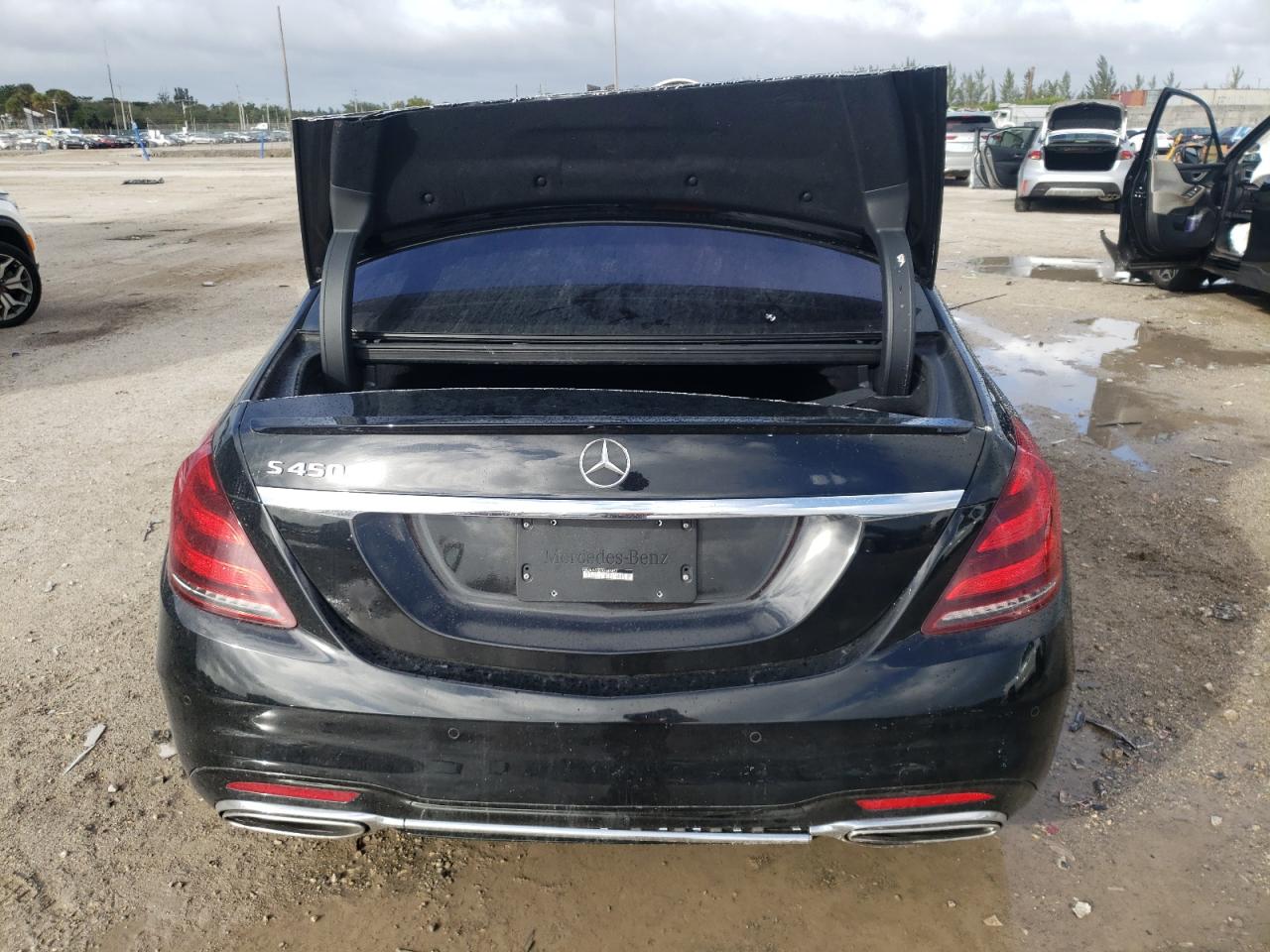 2019 Mercedes-Benz S-klasse VIN WDDUG6GB7KA488857 Copart auction photo, burn - engine / rear end damage thumbnail 6