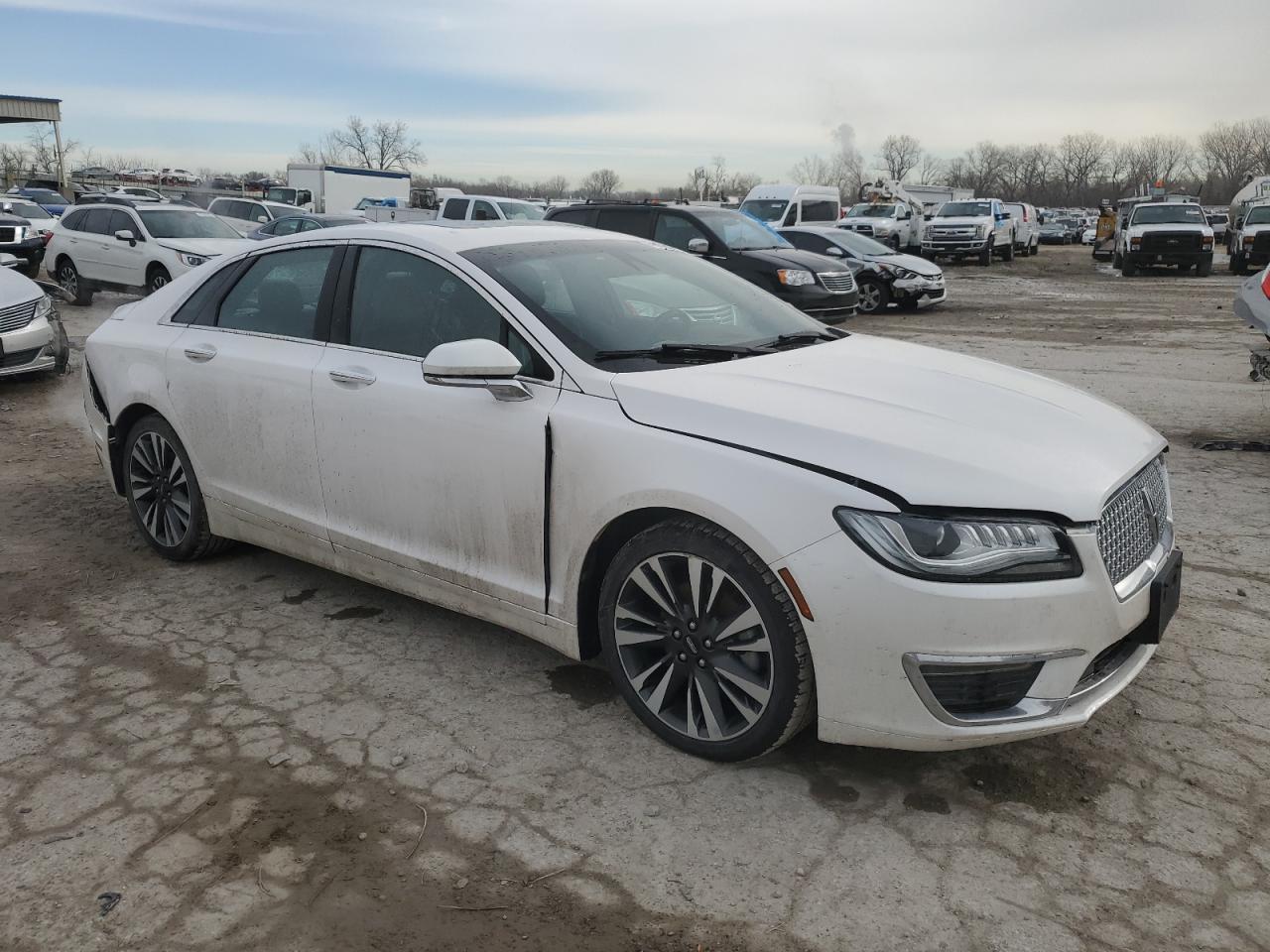 2018 Lincoln MKZ VIN 3LN6L5F92JR602075 Copart auction photo, all over damage thumbnail 4