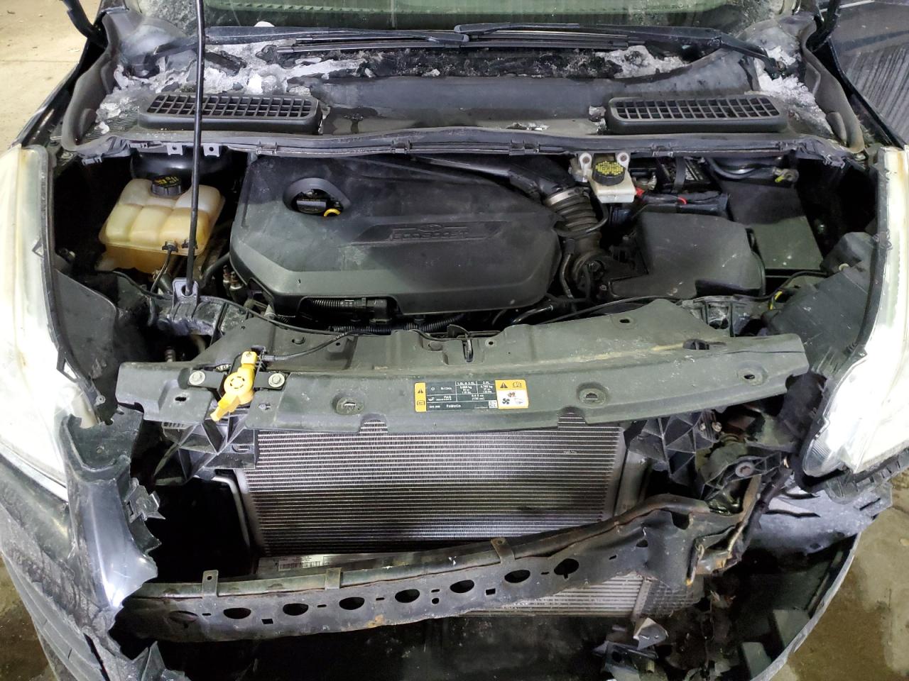 2014 Ford Escape VIN 1FMCU0GX8EUE56652 Copart auction photo, front end damage thumbnail 12