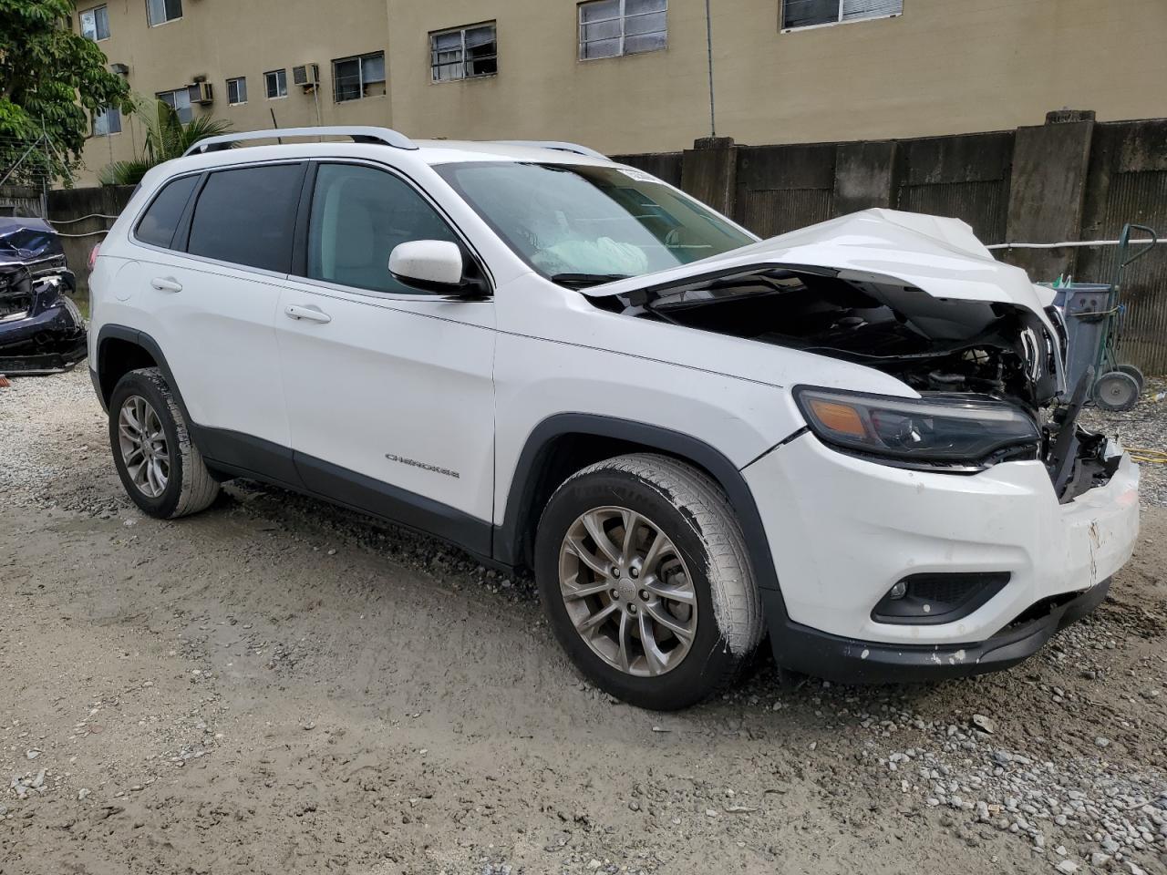 2020 Jeep Grand Cherokee VIN 1C4PJLLN9LD642993 Copart auction photo, front end damage thumbnail 4