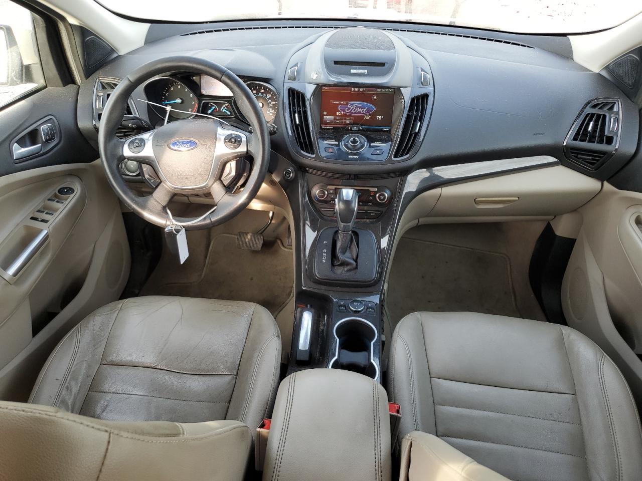 2014 Ford Escape VIN 1FMCU9J90EUE19562 Copart auction photo, rear end / front end damage thumbnail 8