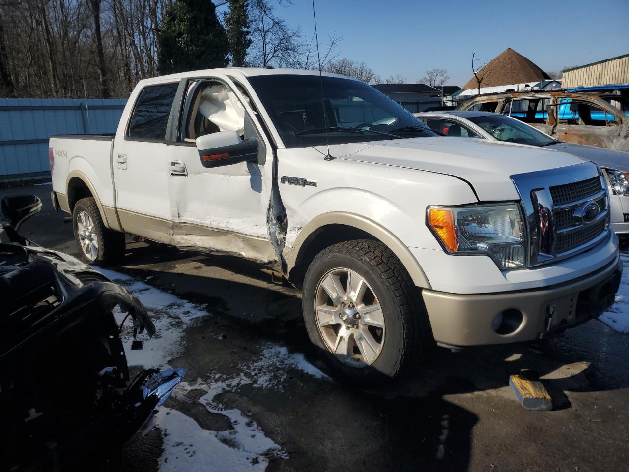 2010 Ford F-150 VIN 1FTFW1EVXAFA30544 Copart auction photo, side damage thumbnail 4