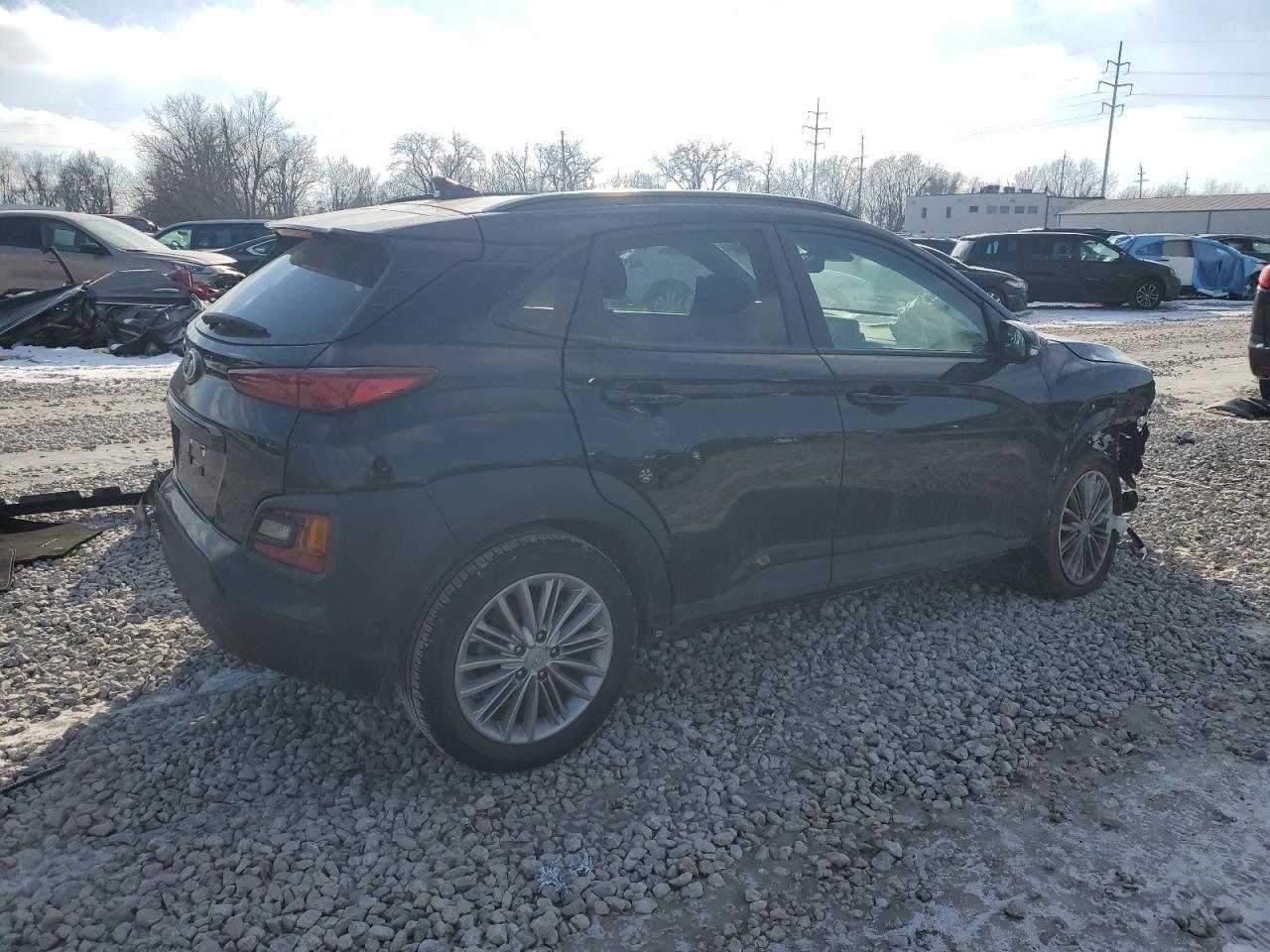 2021 Hyundai Kona VIN KM8K62AA9MU699049 Copart auction photo, front end damage thumbnail 3