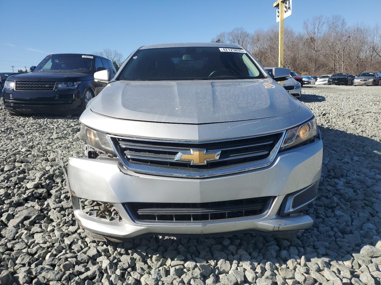2016 Chevrolet Impala VIN 2G1105SA0G9161545 Copart auction photo, front end / side damage thumbnail 5