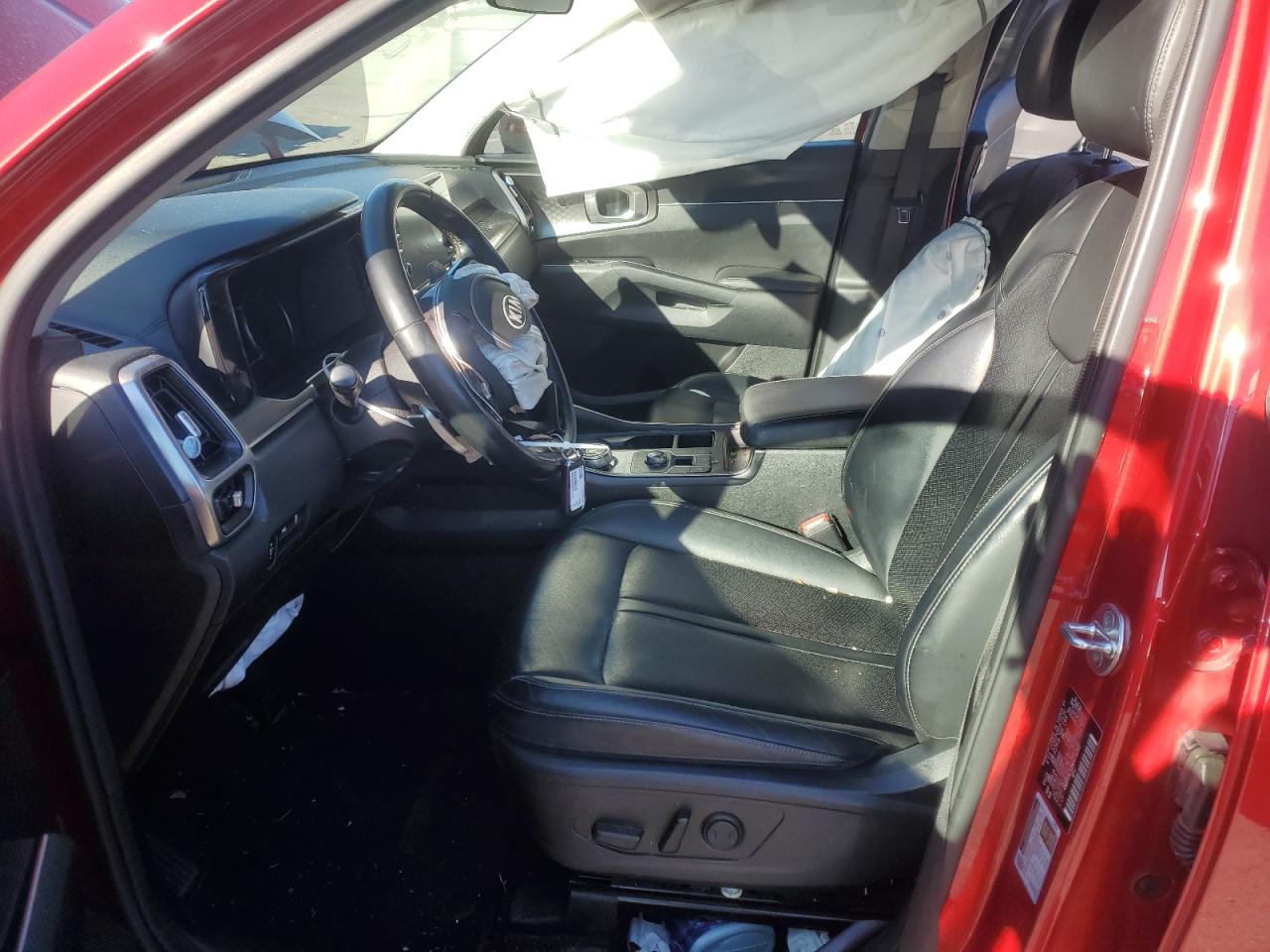 2021 KIA Sorento VIN KNDRG4LG4M5054302 Copart auction photo, front end damage thumbnail 7