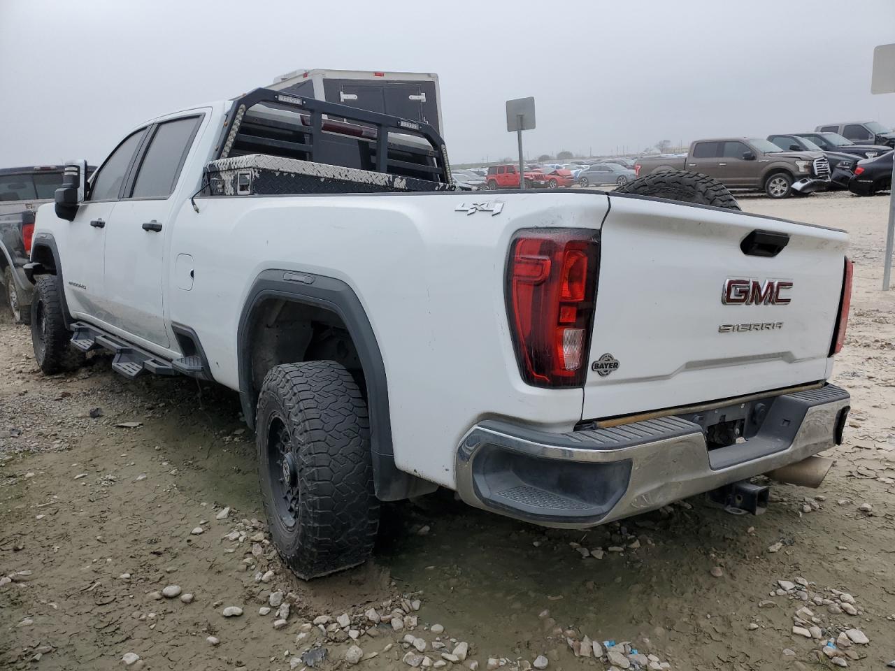 2020 GMC Sierra VIN 1GT49LE77LF291290 Copart auction photo, side / undercarriage damage thumbnail 2