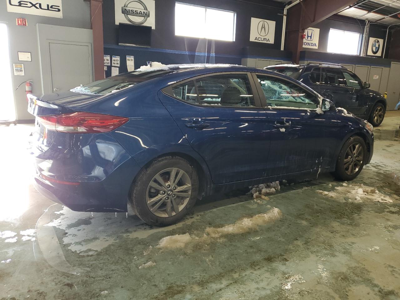 2018 Hyundai Elantra VIN 5NPD84LF6JH326357 Copart auction photo, side / minor dent/scratches damage thumbnail 3
