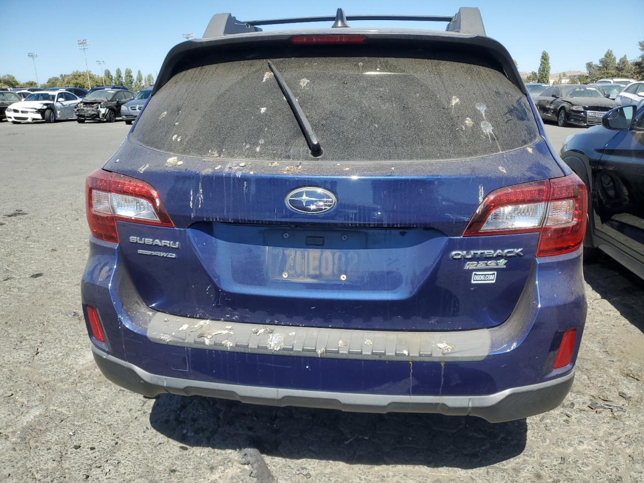 2017 Subaru Outback VIN 4S4BSACC3H3400705 Copart auction photo, burn - engine / front end damage thumbnail 6