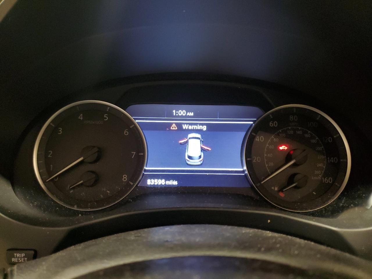 2019 Infiniti QX50 VIN 3PCAJ5M14KF137318 Copart auction photo, side / rear end damage thumbnail 9