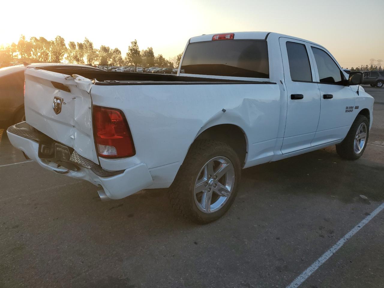 2018 RAM 1500 VIN 1C6RR6FT8JS149495 Copart auction photo, rear end damage thumbnail 3