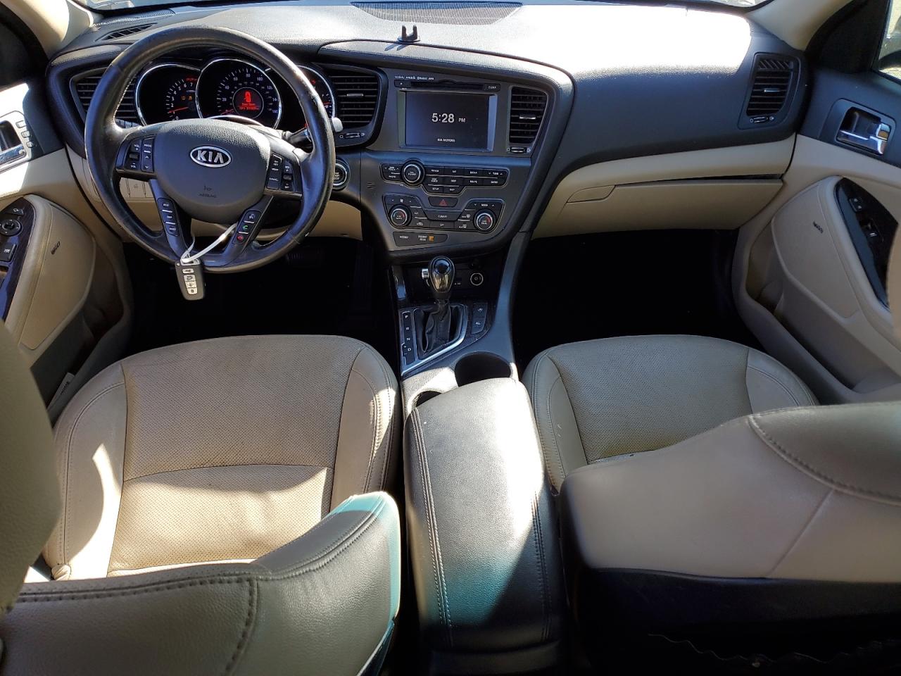 2012 KIA Optima VIN 5XXGN4A70CG021338 Copart auction photo, mechanical / front end damage thumbnail 8