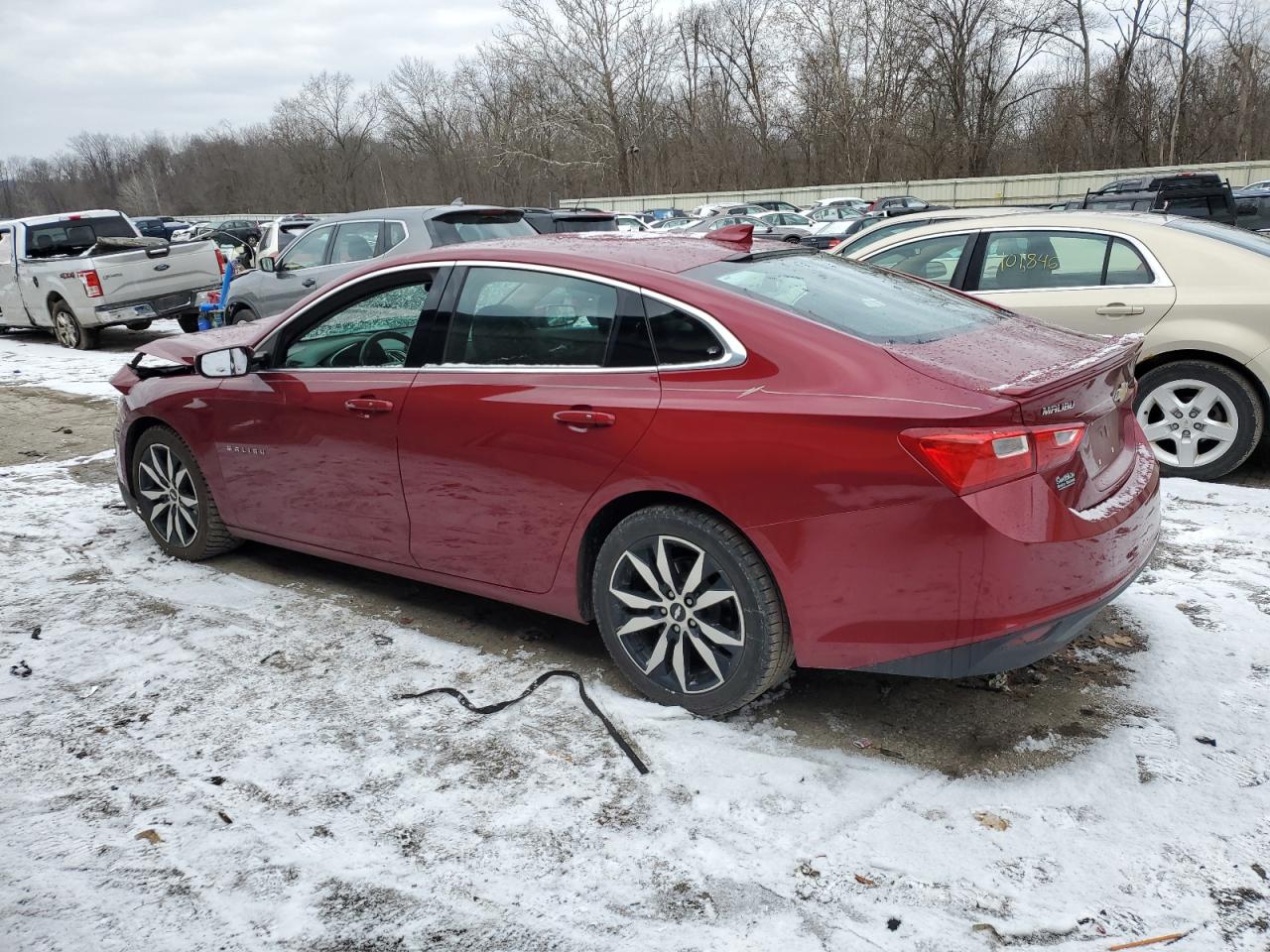 2017 Chevrolet Malibu VIN 1G1ZE5ST0HF203081 Copart auction photo, front end damage thumbnail 2