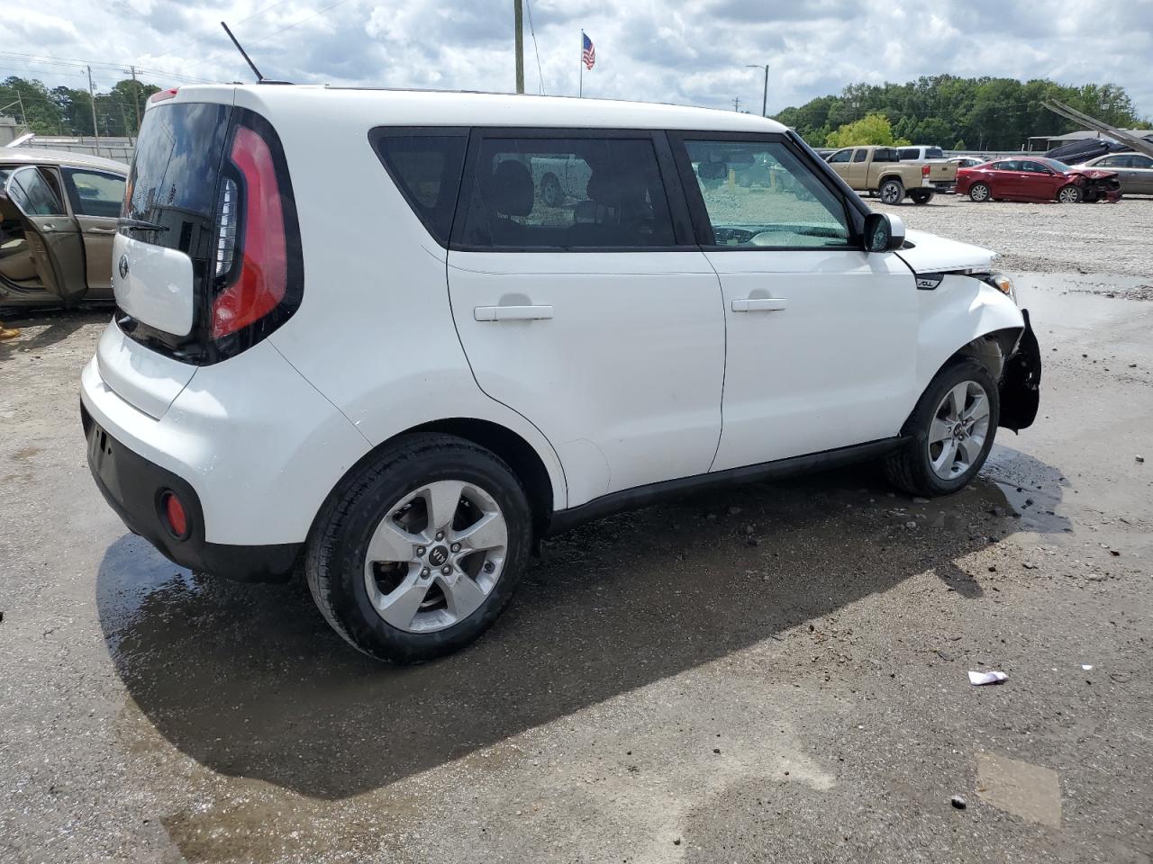 2019 KIA Soul VIN KNDJN2A20K7667663 Copart auction photo, front end damage thumbnail 3
