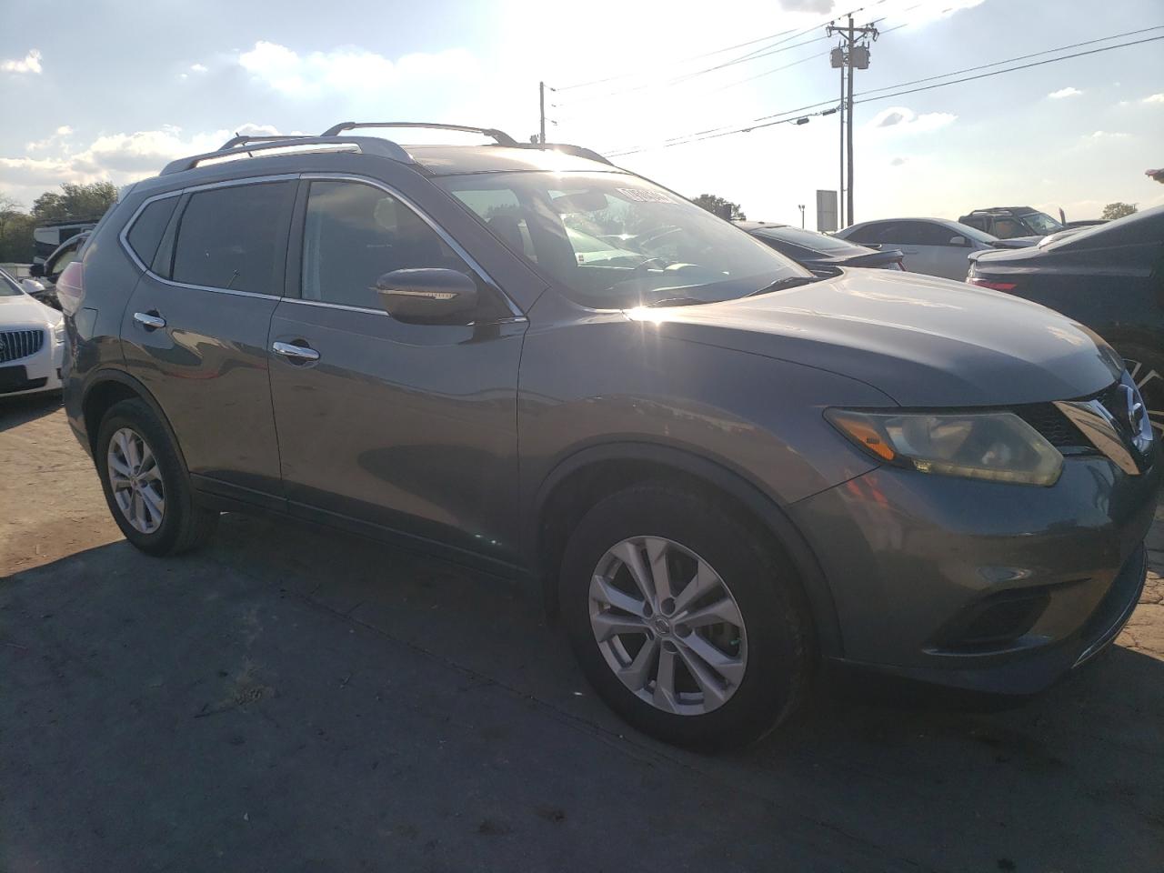 2014 Nissan Rogue VIN 5N1AT2MT8EC792783 Copart auction photo, side damage thumbnail 4