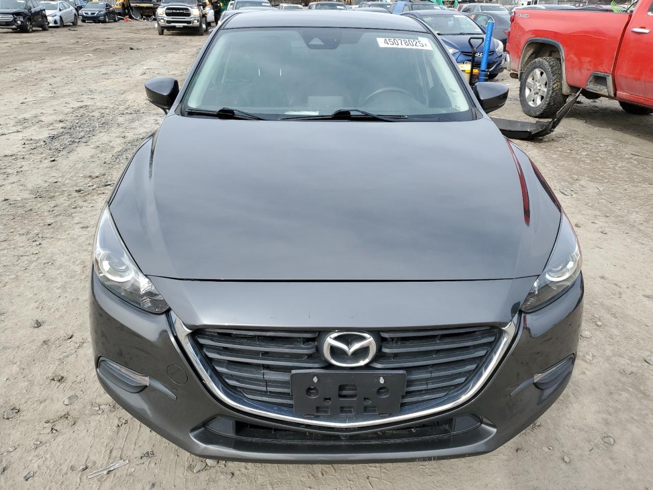 2017 Mazda 3 VIN 3MZBN1V72HM115615 Copart auction photo, rear end damage thumbnail 5