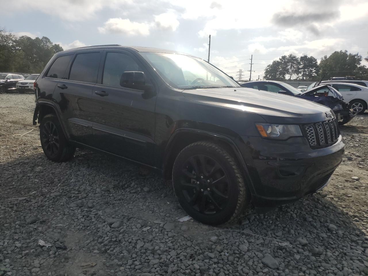 2019 Jeep Grand Cherokee VIN 1C4RJFAG9KC669341 Copart auction photo, rear end / side damage thumbnail 4