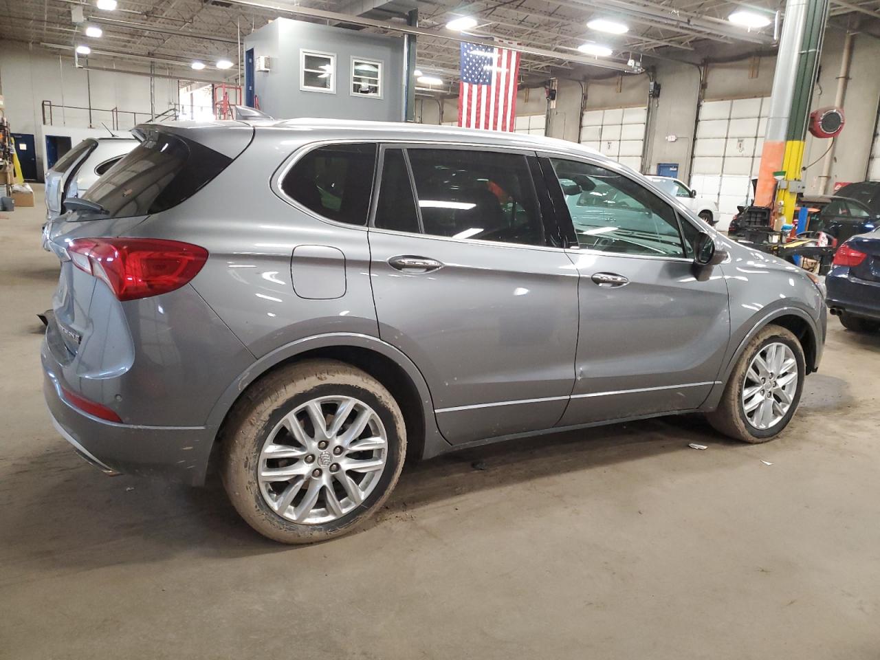 2020 Buick Envision VIN LRBFX4SX5LD032672 Copart auction photo, undercarriage damage thumbnail 3