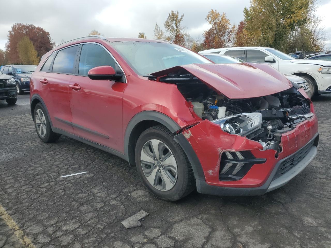 2020 KIA Niro VIN KNDCB3LC4L5400570 Copart auction photo, front end damage thumbnail 4