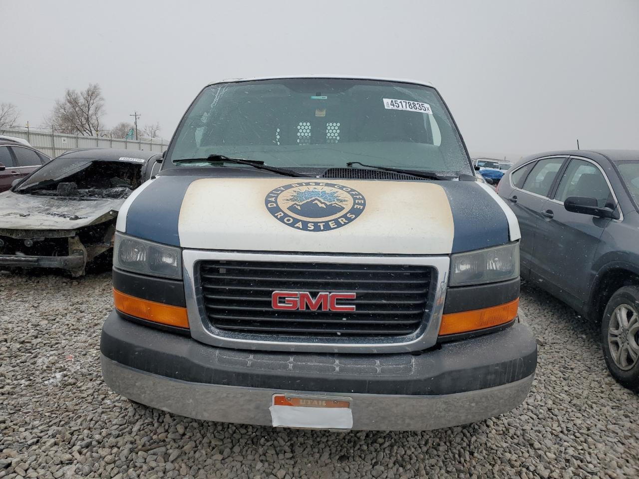 2015 GMC Savana VIN 1GTW7FCF8F1904609 Copart auction photo, rollover damage thumbnail 5