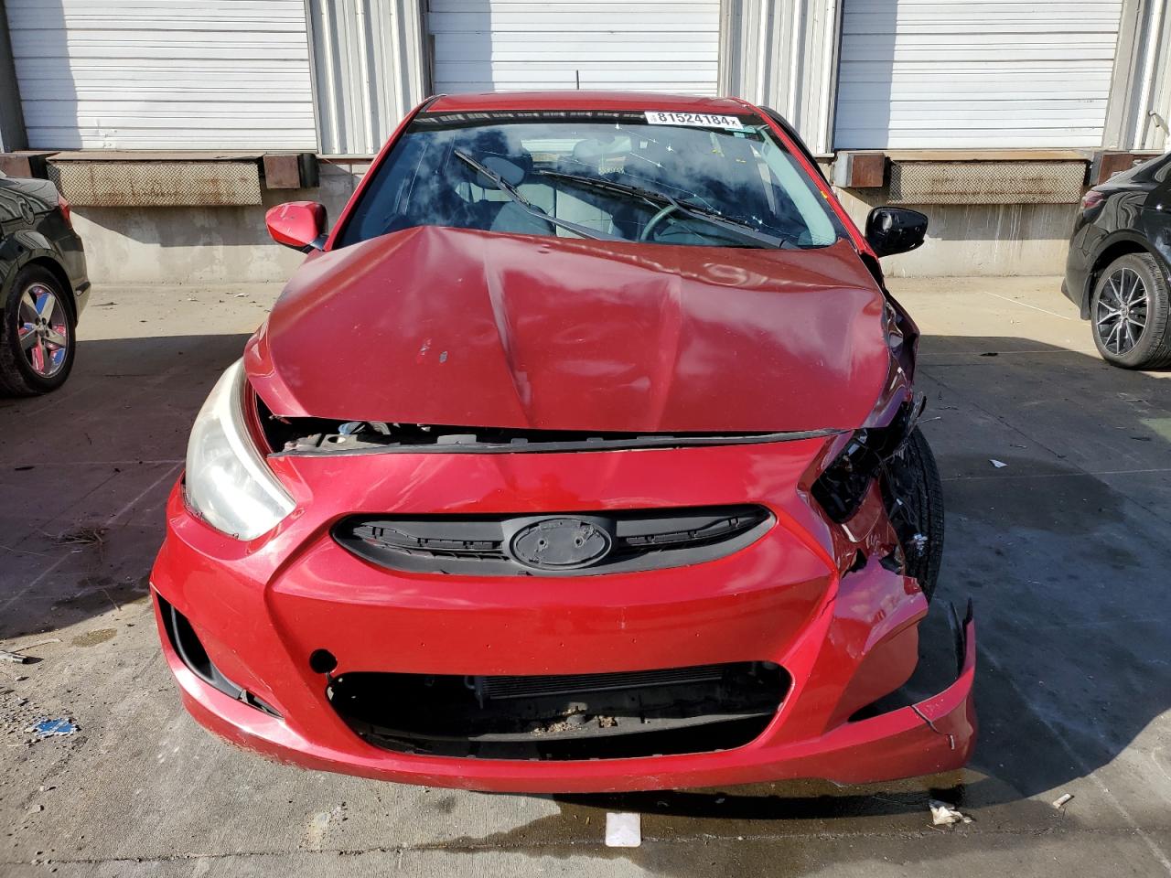 2017 Hyundai Accent VIN KMHCT5AE6HU335386 Copart auction photo, front end / side damage thumbnail 5