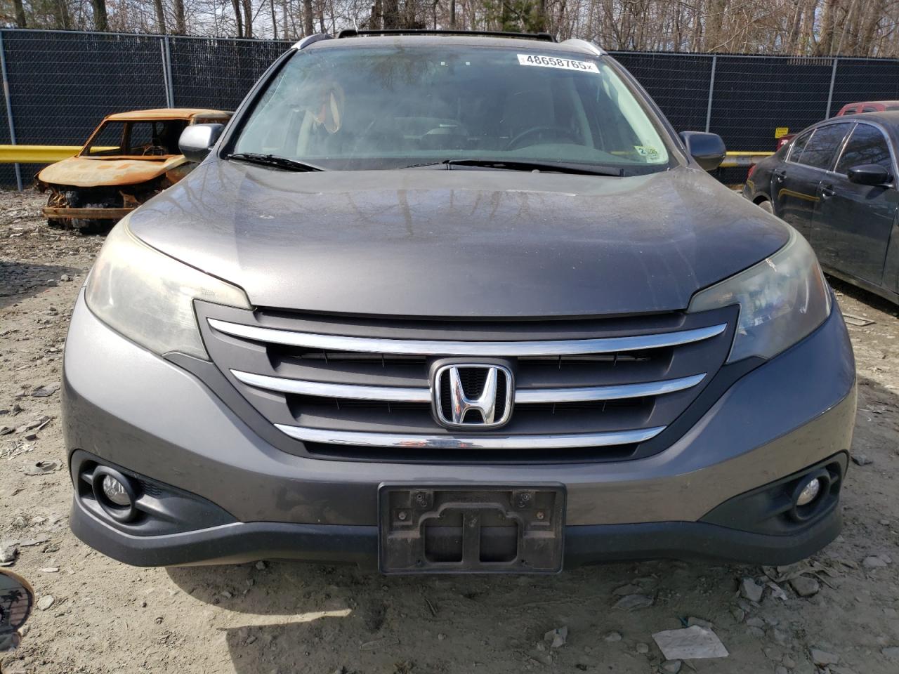2014 Honda CR-V VIN 2HKRM4H76EH667881 Copart auction photo, side damage thumbnail 5