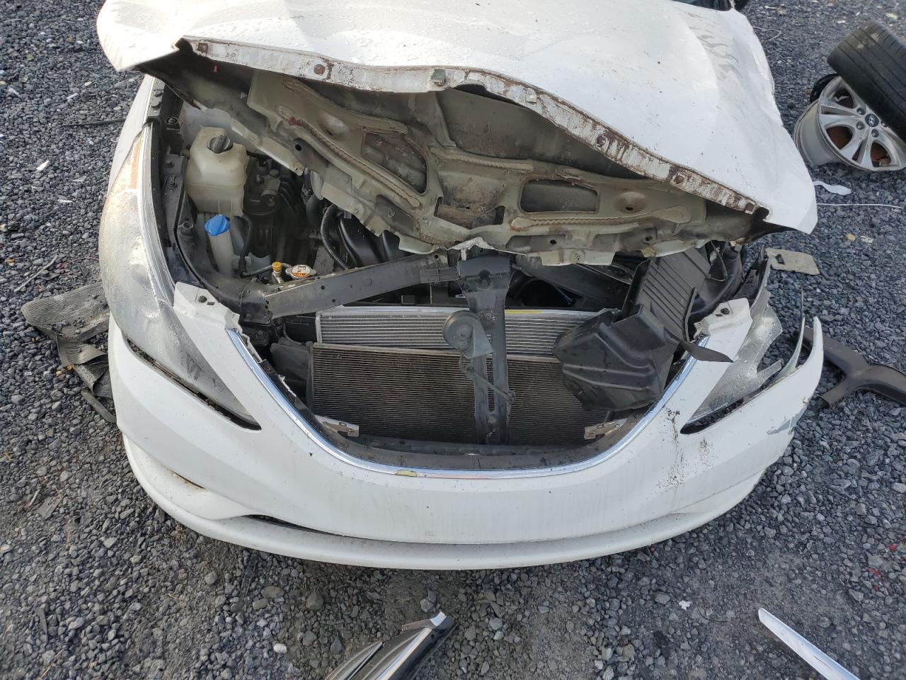 2013 Hyundai Sonata VIN 5NPEC4AC1DH558817 Copart auction photo, all over damage thumbnail 12
