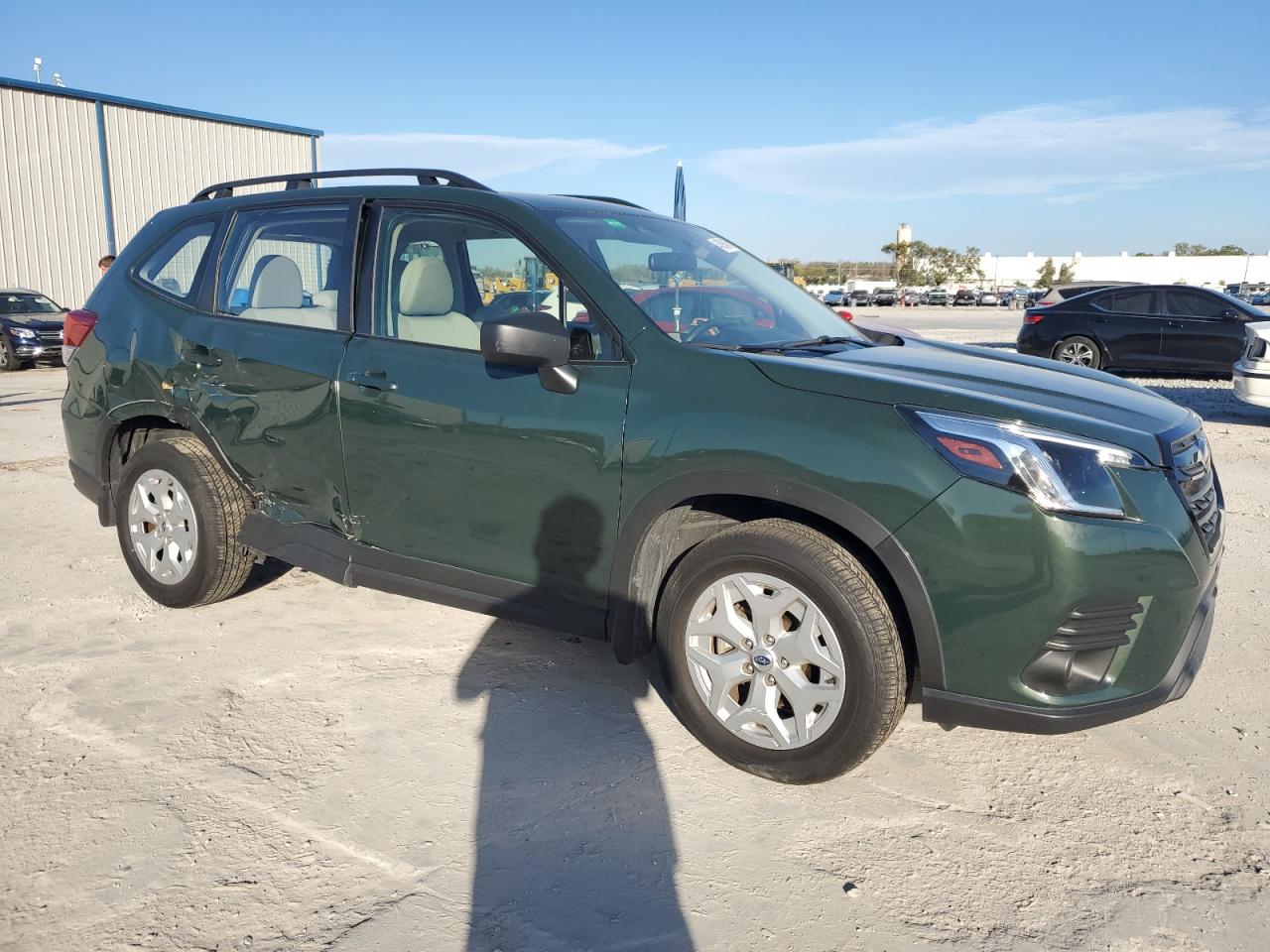 2023 Subaru Forester VIN JF2SKACC4PH434319 Copart auction photo, side / rear end damage thumbnail 4