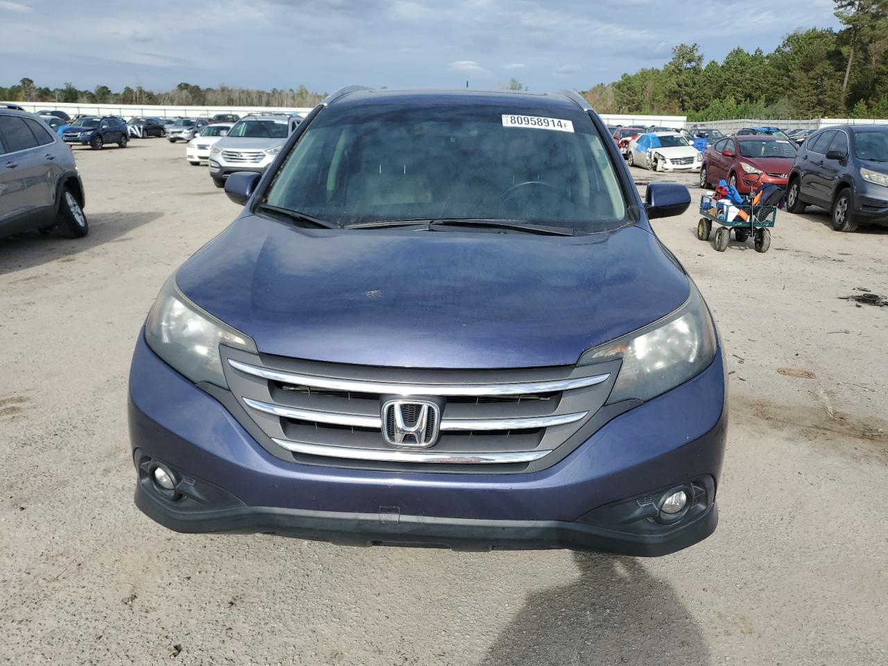 2012 Honda CR-V VIN JHLRM3H75CC002511 Copart auction photo, rear end damage thumbnail 5