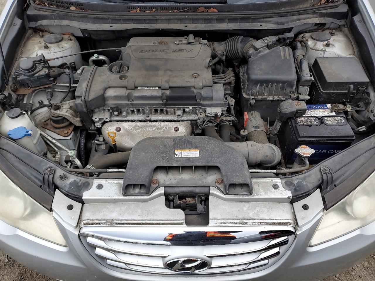 2010 Hyundai Elantra VIN KMHDU4AD0AU976204 Copart auction photo, vandalism damage thumbnail 11
