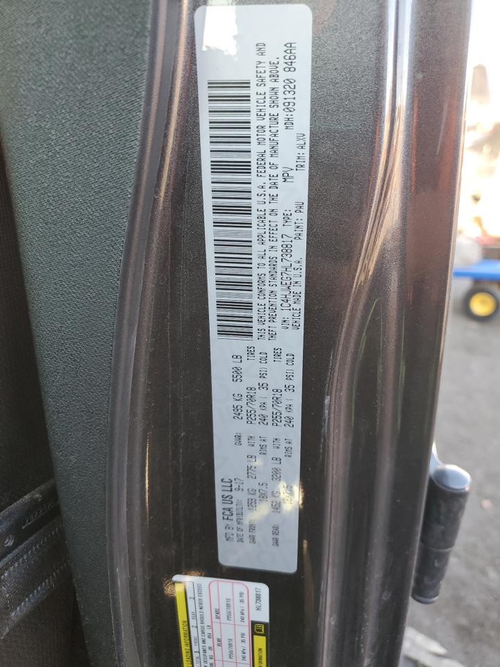 2017 Jeep Wrangler VIN 1C4HJWEG7HL738817 Copart auction photo, front end / undercarriage damage thumbnail 12